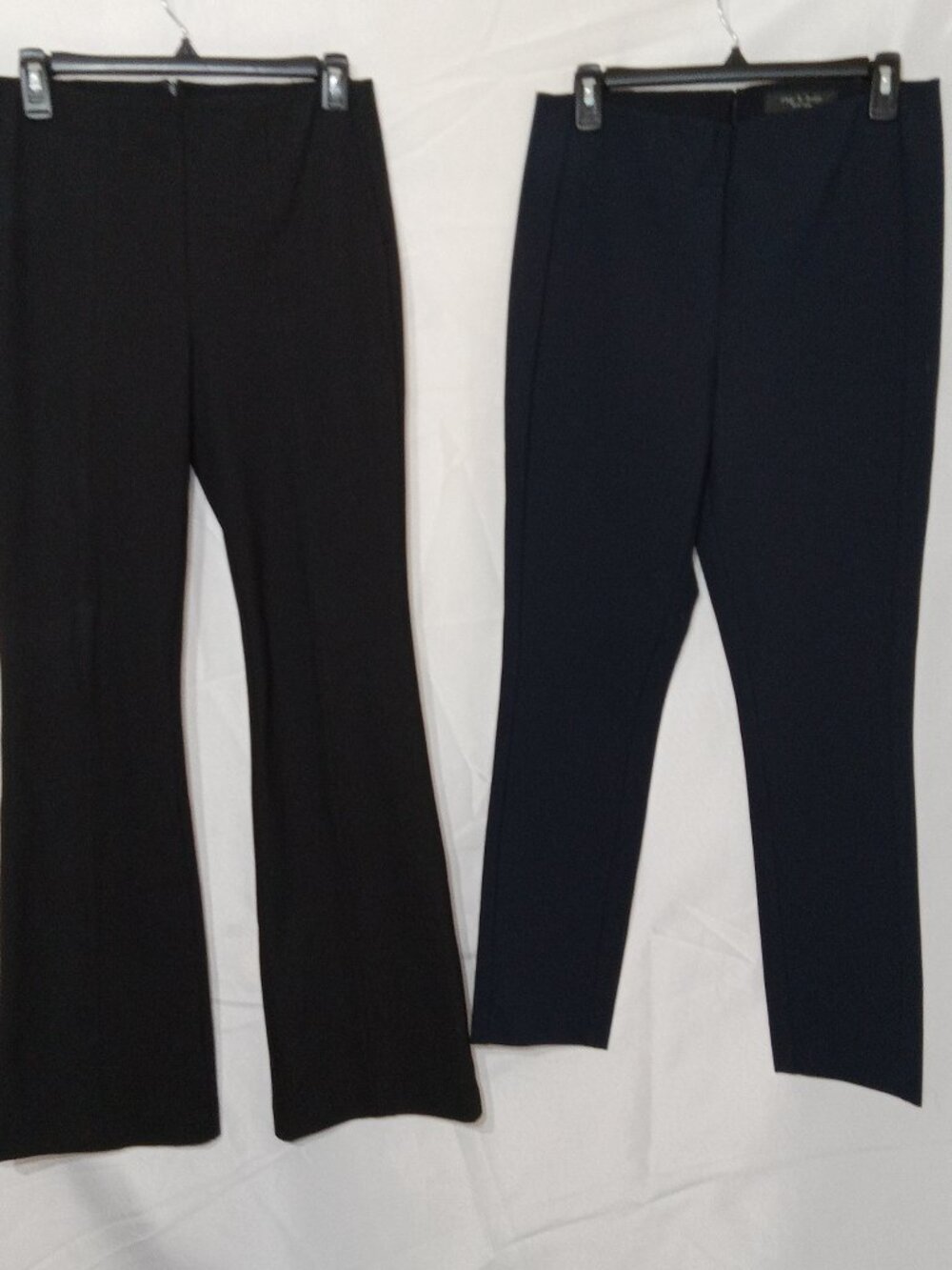 Rag & Bone Simone Ponte Pants 2 Pair Bundle Flare Ankle Size 10 USA Navy Black